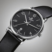 Thumbnail for Analogue Watch - Junghans Milano Solar Men's Black Watch 14/4062.00