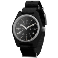 Thumbnail for Analogue Watch - Marathon General Purpose Quartz (GPQ) - 34mm No Government Markings Black WW194004-BK-NGM