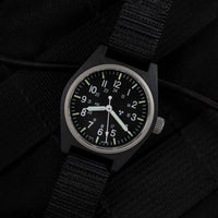 Thumbnail for Analogue Watch - Marathon General Purpose Quartz (GPQ) - 34mm No Government Markings Black WW194004-BK-NGM