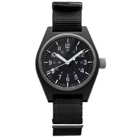 Thumbnail for Analogue Watch - Marathon General Purpose Quartz (GPQ) - 34mm No Government Markings Black WW194004-BK-NGM