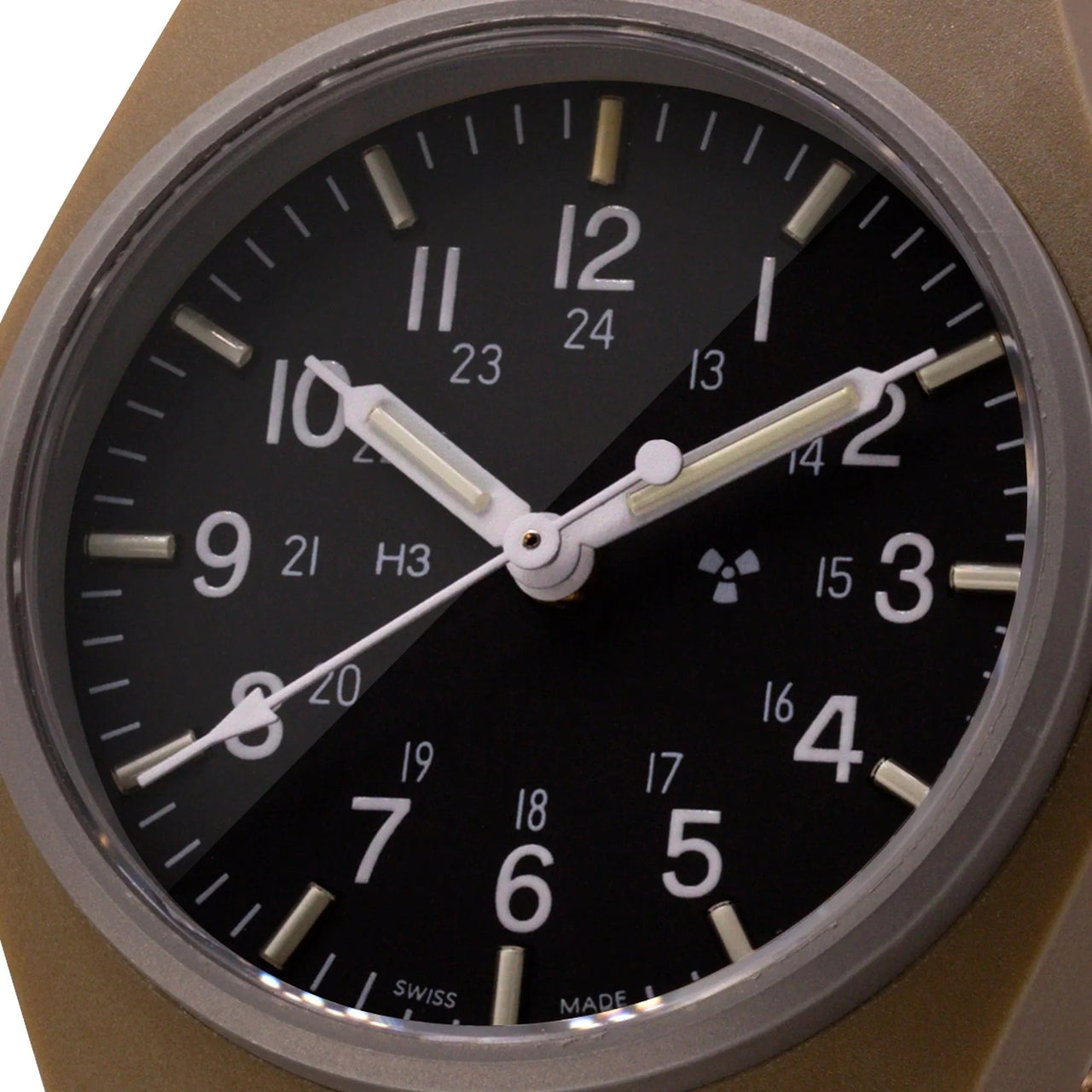 Analogue Watch - Marathon General Purpose Quartz (GPQ) - 34mm No Government Markings Desert Tan WW194004-DT-NGM