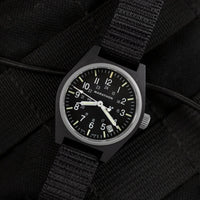 Thumbnail for Analogue Watch - Marathon General Purpose Quartz With Date (GPQ) - 34mm No Government Markings Black WW194015-BK-NGM