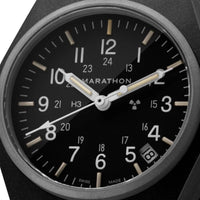 Thumbnail for Analogue Watch - Marathon General Purpose Quartz With Date (GPQ) - 34mm No Government Markings Black WW194015-BK-NGM