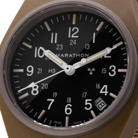 Thumbnail for Analogue Watch - Marathon General Purpose Quartz With Date (GPQ) - 34mm No Government Markings Desert Tan WW194015-DT-NGM