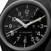 Thumbnail for Analogue Watch - Marathon General Purpose Quartz With Date (GPQ) - 34mm US Government Marked Black WW194015BK