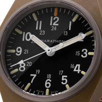 Thumbnail for Analogue Watch - Marathon General Purpose Quartz With MaraGlo (GPQ) - 34mm No Government Markings Desert Tan WW194009-DT-NGM