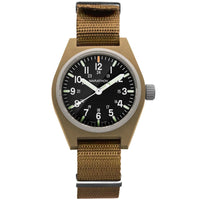 Thumbnail for Analogue Watch - Marathon General Purpose Quartz With MaraGlo (GPQ) - 34mm No Government Markings Desert Tan WW194009-DT-NGM