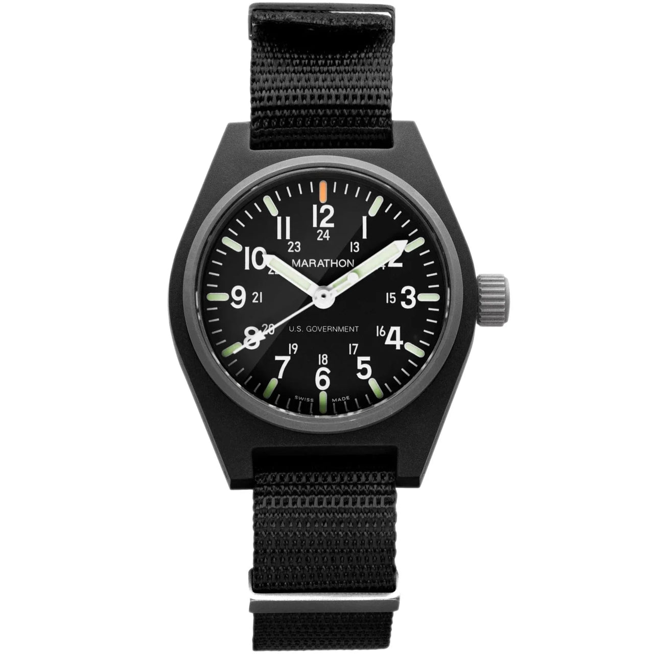 Analogue Watch - Marathon General Purpose Quartz With MaraGlo (GPQ) - 34mm US Government Marked Black WW194009BK