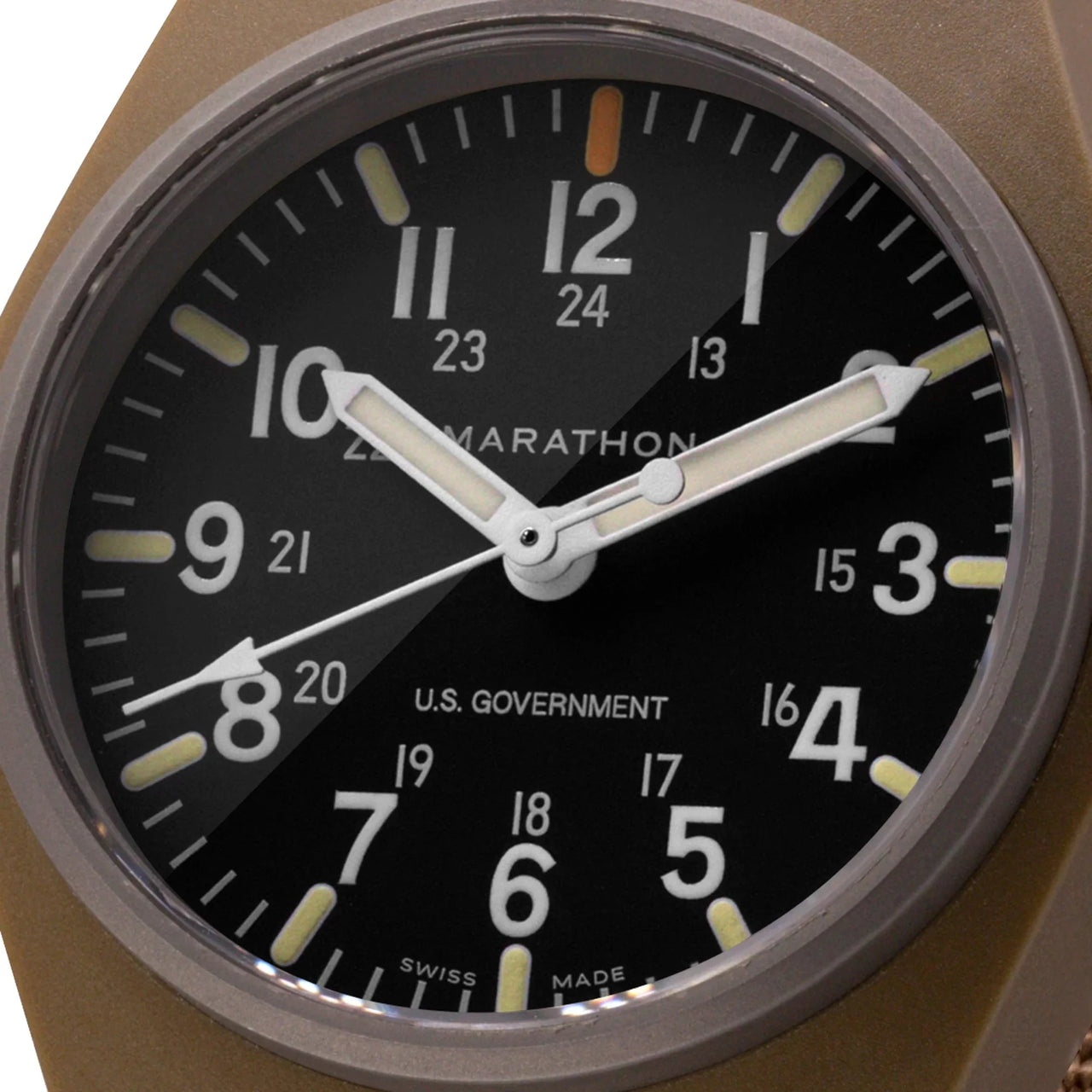 Analogue Watch - Marathon General Purpose Quartz With MaraGlo (GPQ) - 34mm US Government Marked Desert Tan WW194009DT