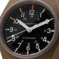 Thumbnail for Analogue Watch - Marathon General Purpose Quartz With MaraGlo (GPQ) - 34mm US Government Marked Desert Tan WW194009DT