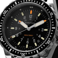 Thumbnail for Marathon Jumbo Diver's Quartz (JSAR) - 46mm No Government Markings Stainless Steel WW194018BRACE-MA