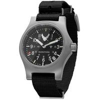 Thumbnail for Analogue Watch - Marathon Official USAF™ Officer's Watch With Date (GPQ) 39mm  US Air Force Marked Black WW194015SS-USAF