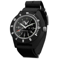 Thumbnail for Analogue Watch - Marathon Official USAF™ Pilot's Navigator - 41mm US Air Force Marked Ballistic Nylon Black WW194001BK-USAF