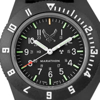 Thumbnail for Analogue Watch - Marathon Official USAF™ Pilot's Navigator - 41mm US Air Force Marked Ballistic Nylon Black WW194001BK-USAF