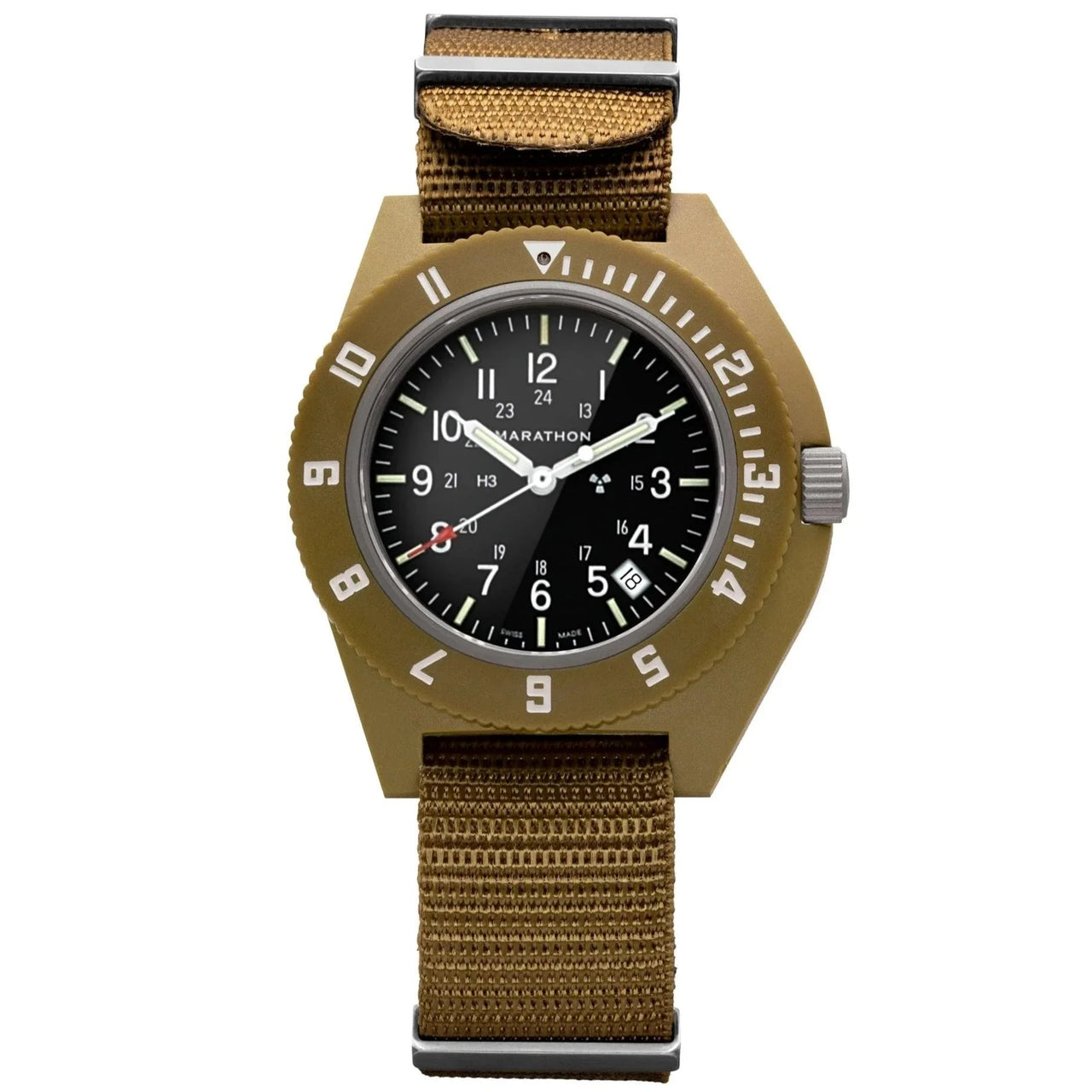 Analogue Watch - Marathon Pilot's Navigator With Date - 41mm No Government Markings Desert Tan WW194013-S-DT-A