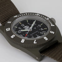 Thumbnail for Analogue Watch - Marathon Pilot's Navigator With Date - 41mm USMC Sage Green USMC WW194013-S-SG-E