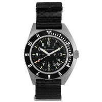 Thumbnail for Analogue Watch - Marathon SSNAV-D Steel Navigator With Date - 41mm - No Government Markings Defstan Nylon WW194013GG-0103