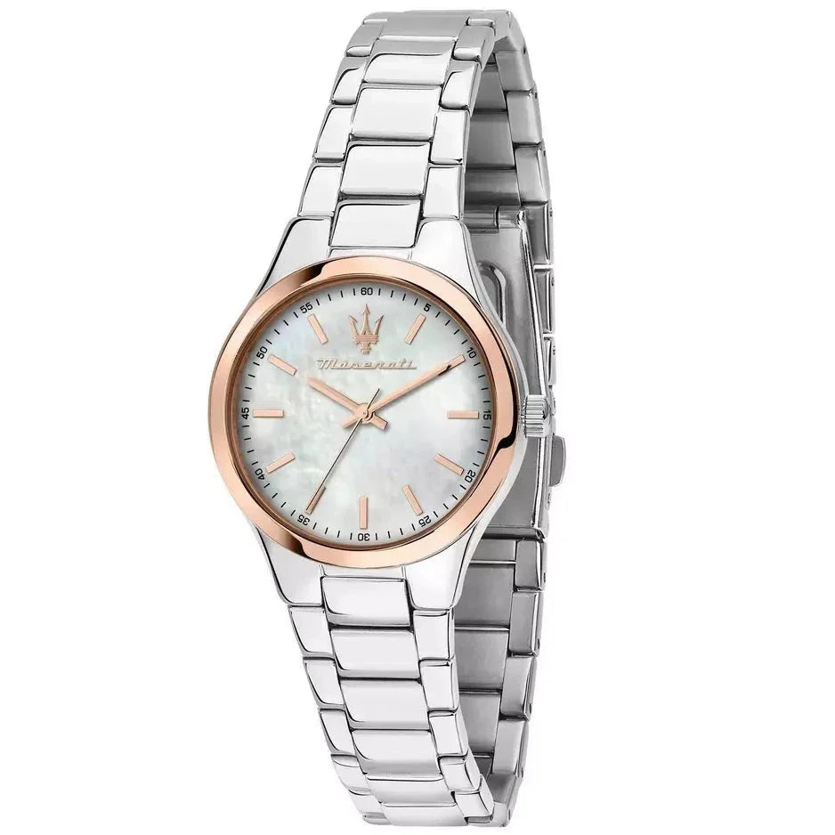 Analogue Watch - Maserati Attrazione Ladies Two-Tone Watch R8853151503