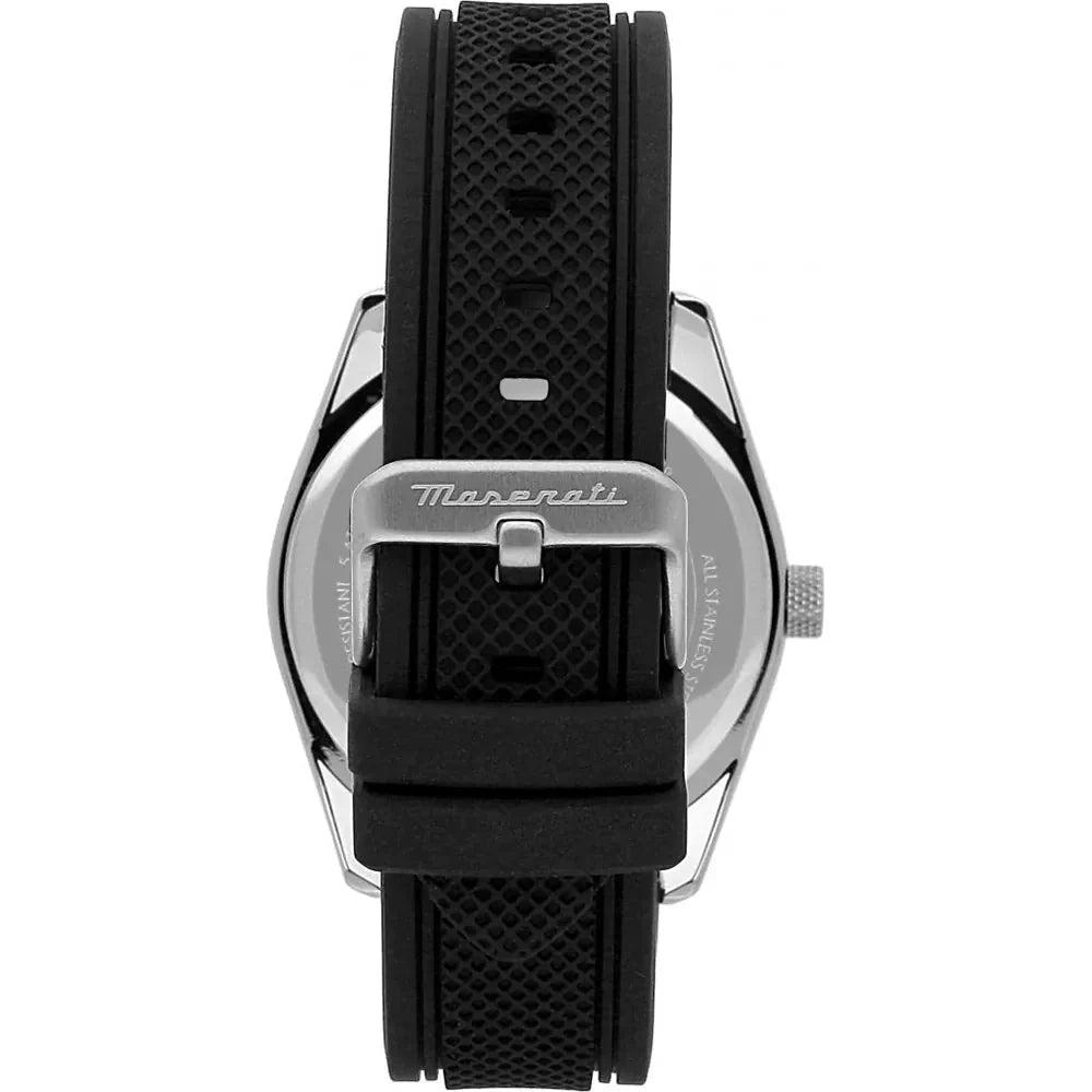 Analogue Watch - Maserati Attrazione Men's Black Watch R8851151004