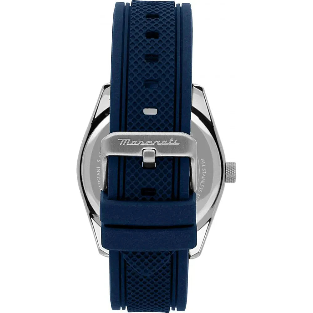 Analogue Watch - Maserati Attrazione Men's Blue Watch R8851151007