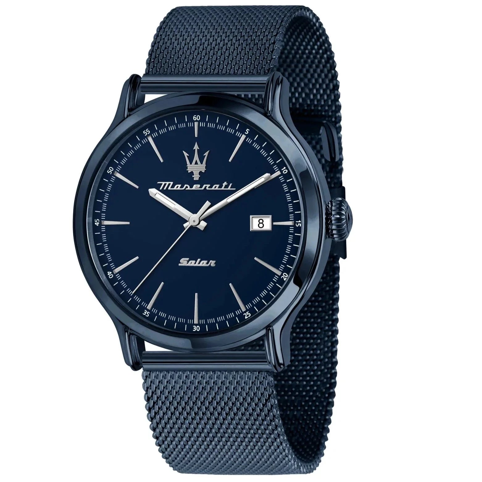 Analogue Watch - Maserati Solar Blue Men's Watch R8853149001