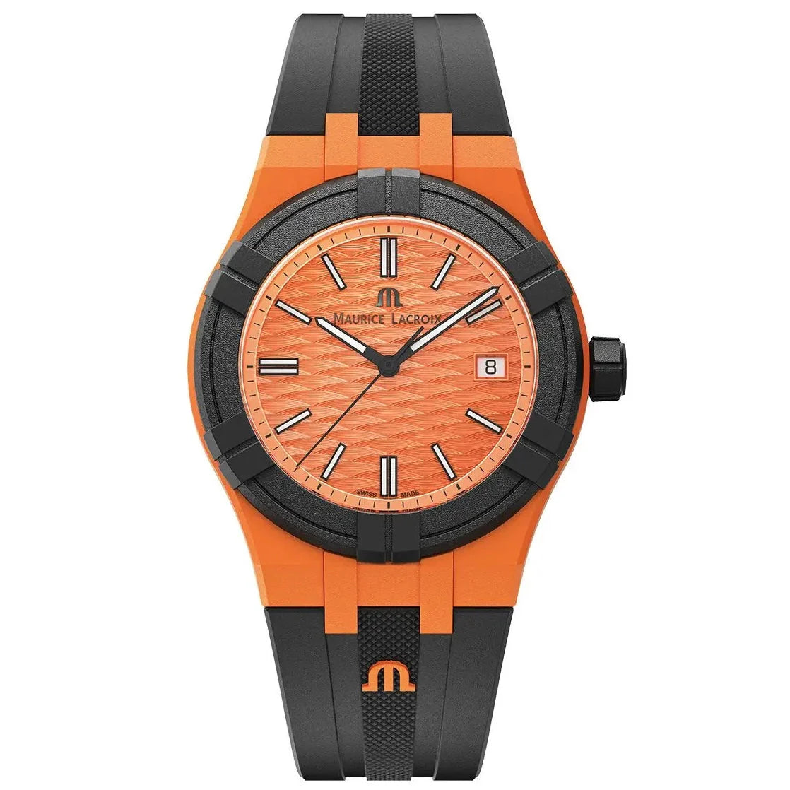 Analogue Watch - Maurice Lacroix AIKON #tide Orange Watch AI2008-50050-300-0