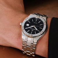 Thumbnail for Analogue Watch - Maurice Lacroix Men's Black Aikon Quartz Watch AI1108-SS002-330-1