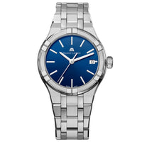 Thumbnail for Analogue Watch - Maurice Lacroix Men's Blue Aikon Quartz Watch AI1106-SS002-430-1