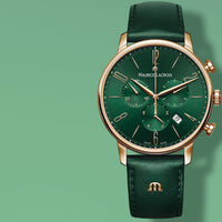 Thumbnail for Analogue Watch - Maurice Lacroix Men's Green Eliros Chronograph  Watch EL1098-PVP01-620-5