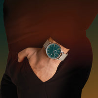 Thumbnail for Analogue Watch - Maurice Lacroix Men's Green Eliros Date Quartz Watch EL1118-SS006-620-1