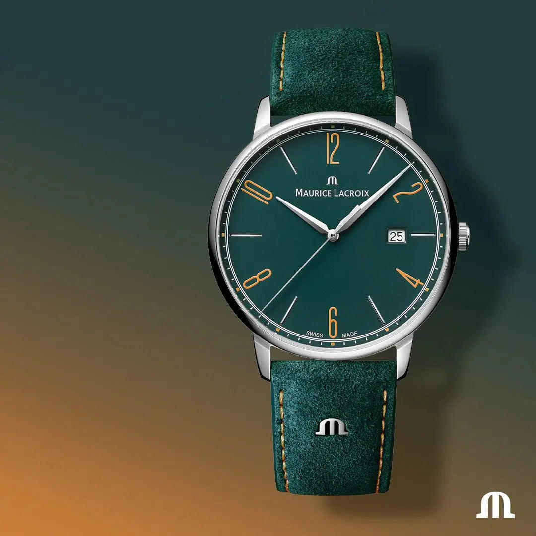 Analogue Watch - Maurice Lacroix Men's Gren Eliros Date Watch EL1118-SS001-620-5