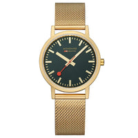 Thumbnail for Analogue Watch - Mondaine Classic Unisex Gold Watch A660.30314.60SBM