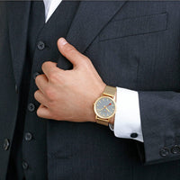 Thumbnail for Analogue Watch - Mondaine Classic Unisex Gold Watch A660.30314.80SBM