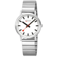 Thumbnail for Analogue Watch - Mondaine Classic Unisex White Watch A660.30314.16SBJ