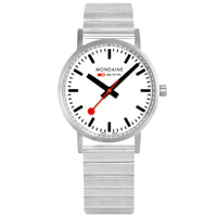 Thumbnail for Analogue Watch - Mondaine Classic Unisex White Watch A660.30314.16SBJ