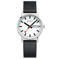 Thumbnail for Analogue Watch - Mondaine Classic Unisex White Watch A667.30314.11SBBV