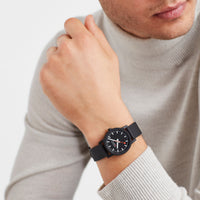 Thumbnail for Analogue Watch - Mondaine Essence Unisex Black Watch MS1.32120.RB