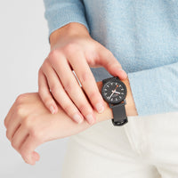 Thumbnail for Analogue Watch - Mondaine Essence Unisex Black Watch MS1.32120.RB