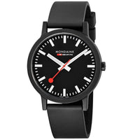 Thumbnail for Analogue Watch - Mondaine Essence Unisex Black Watch MS1.41120.RB