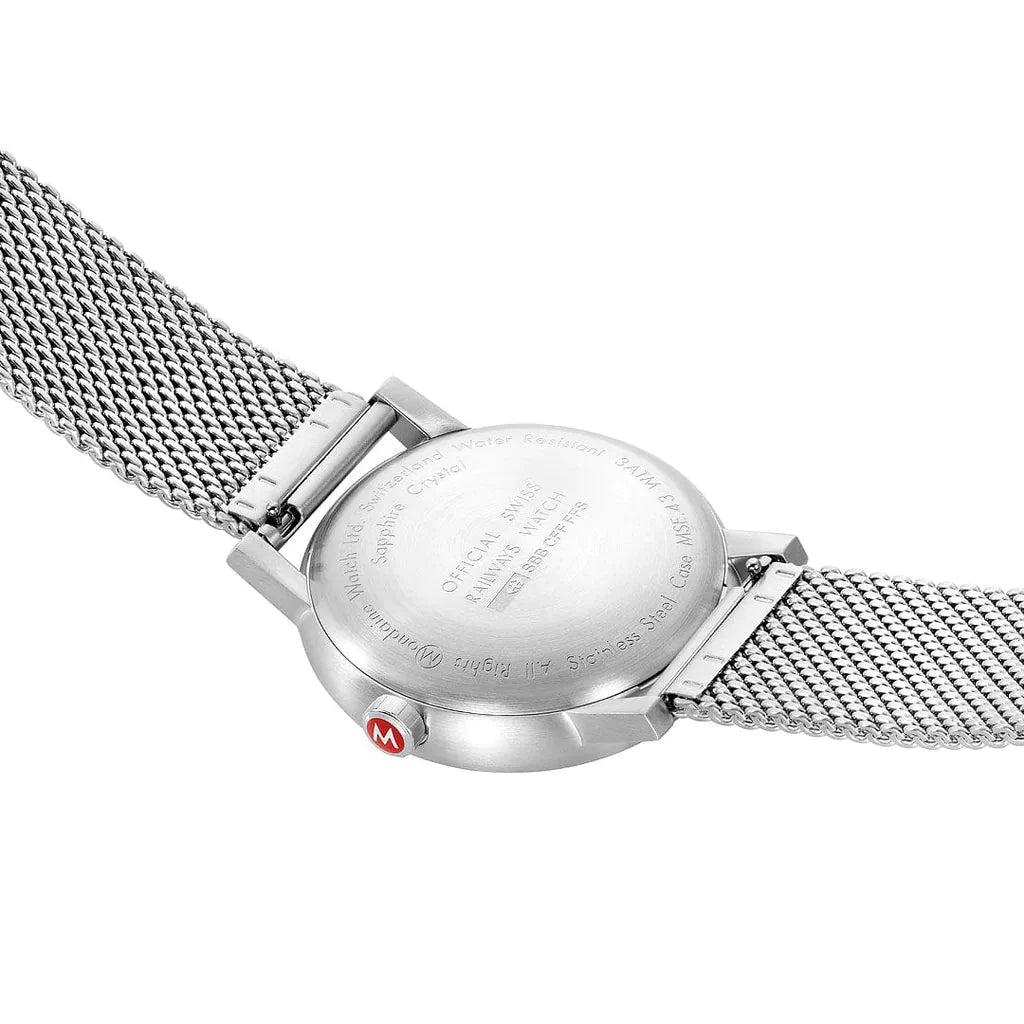Analogue Watch - Mondaine Evo2 Ladies White Watch MSE.43110.SJ