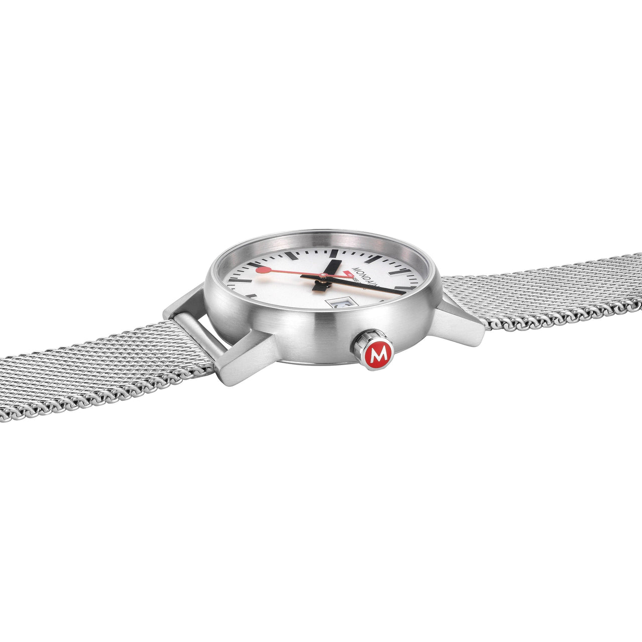 Analogue Watch - Mondaine Evo2 Unisex White Watch MSE.30210.SM