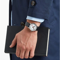 Thumbnail for Analogue Watch - Mondaine Evo2 Unisex White Watch MSE.35110.LB