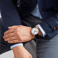 Thumbnail for Analogue Watch - Mondaine Evo2 Unisex White Watch MSE.40210.LB