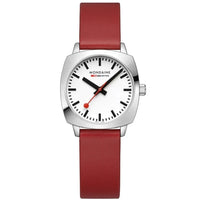 Thumbnail for Analogue Watch - Mondaine Petite Cushion Square Ladies Black Watch MSL.31110.LCV