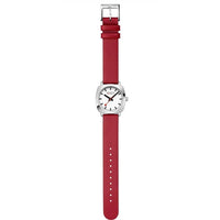 Thumbnail for Analogue Watch - Mondaine Petite Cushion Square Ladies Black Watch MSL.31110.LCV
