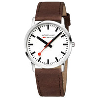 Thumbnail for Analogue Watch - Mondaine Simply Elegant Men's Brown Watch A638.30350.12SBG