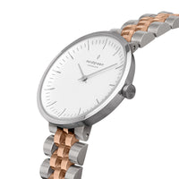 Thumbnail for Analogue Watch - Nordgreen Infinity Two-Tone Stainless Steel 32mm Silver Case Watch