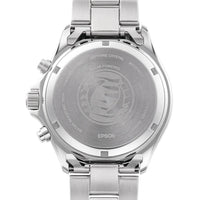 Thumbnail for Analogue Watch - Orient Mako Solar Men's Silver Watch RA-TX0201L10B