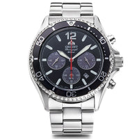 Thumbnail for Analogue Watch - Orient Mako Solar Men's Silver Watch RA-TX0202B10B