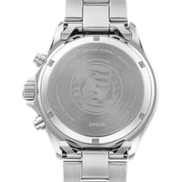 Thumbnail for Analogue Watch - Orient Mako Solar Men's Silver Watch RA-TX0203S10B